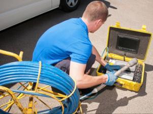 Jim is on a drain cleaning job