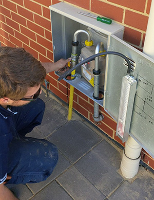 fixing a gas line is part of our plumbing in Woodbridge services