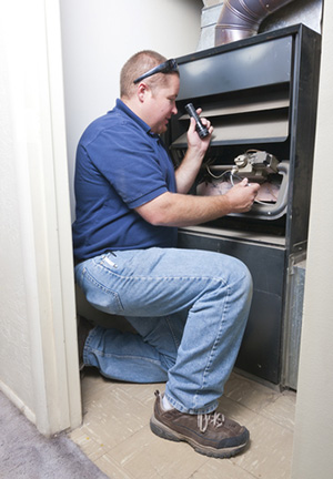 routine maintenance check is part of our furnace repair in Woodbridge services